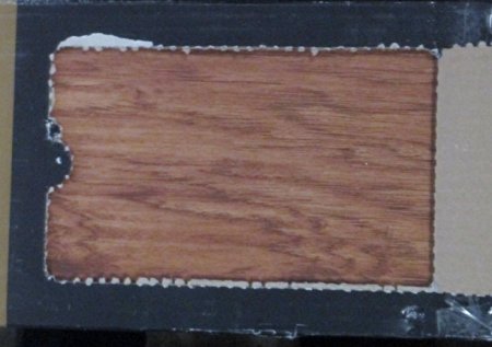 Traffic Master InterLock Old Hickory Nutmeg Resilient Vinyl Flooring 184368