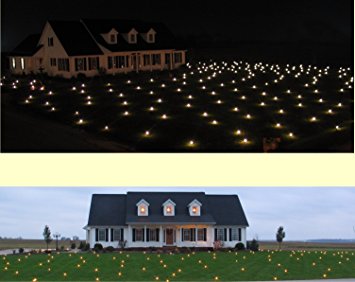 Lawn Lights Illuminated Outdoor Decoration, LED, Christmas, 36-10, Warm White