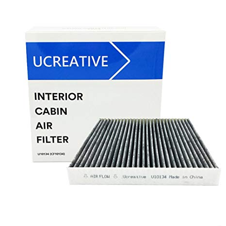 Ucreative U10134 (CF10134) Honda & Acura Premium Cabin Air Filter includes Activated Carbon (1-Pack)