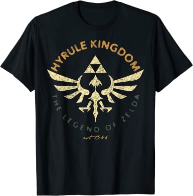 Nintendo Legend Of Zelda Hyrule Kingdom Tri Force Poster T-Shirt