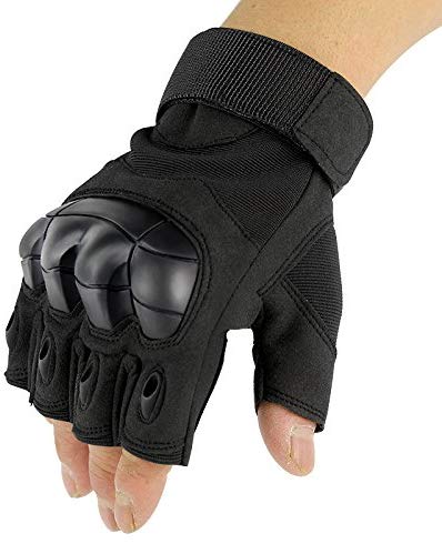 ADiPROD Tactical Gloves (1 Pair) Hard Knuckle Full Finger for Outdoor Shooting Army Airsoft Gear
