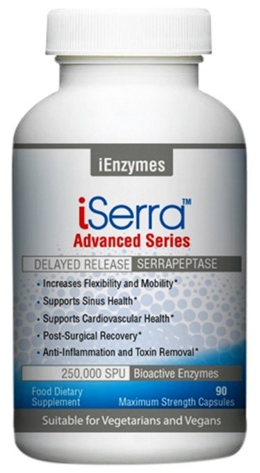 iSerra 250,000 SPU: #1 Best Recommended Serrapeptase Supplement - 250,000 SPU Per Capsule - Maximum Potency - 90 Delayed Release Capsules - Promotes Overall Body Health - 30 Days Money Back Guarantee.