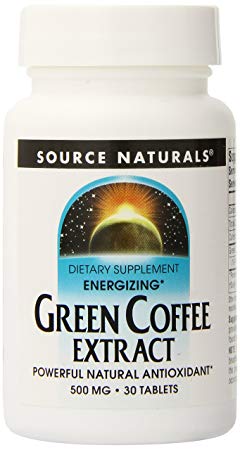 Source Naturals Green Coffee Energize, 500Mg, 30 Tablets