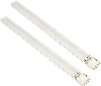 CNZ 36W UVC Replacement Bulb 2G11 Base for Aquarium Pond Filter UV Clarifier, 2-pack