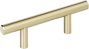 Amerock Bar Pulls 2-1/2 (64 mm) Center-to-Center Golden Champagne Cabinet Pull - 10 Pack