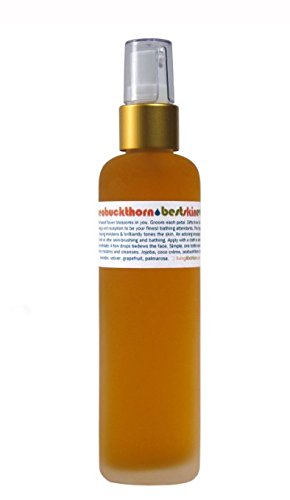 Living Libations - Organic  Wildcrafted Best Skin Ever Seabuckthorn Facial Cleansing Oil  Moisturizer 84 oz  25 ml