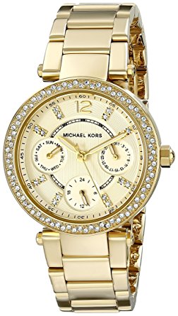 Michael Kors Watches Mini Parker Multifunction Stainless Steel Watch