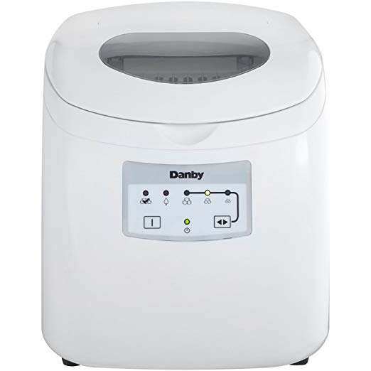 Danby DIM2500WDB Portable Ice Maker, White