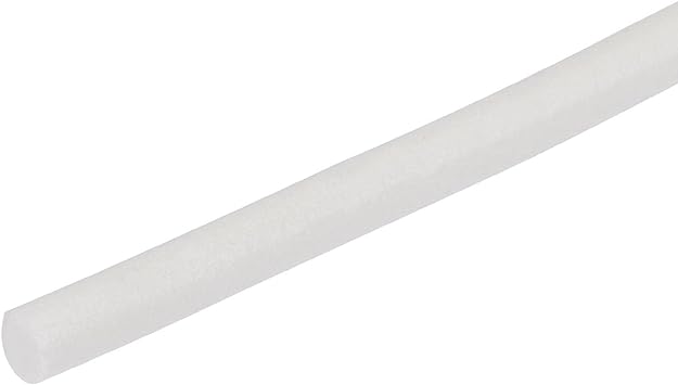 uxcell 1/8"(3mm) Soft Silicone Bending Insert Tube for Rigid Tubing 6.6ft White