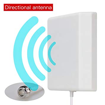 Lysignal Outdoor/Indoor Wall Mount Directional Panel Antenna 698 to 2700MHz 9dBi for Mobile Signal Booster