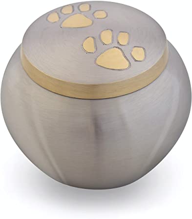 Best Friend Services Pet Urn - Memorial Cremation Pet Urns for Dog and Cat Ashes, Hand Carved Mia Series Urn for Pets up to 70lbs