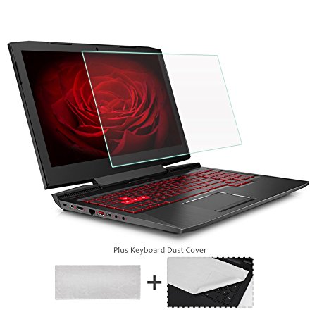 Laptop Screen Protector Tempered Glass for 15.6" notebook 9H Hardness Scratch Proof Laptop Tempered Glass Display 16:9, Keyboard Dust Cover Included
