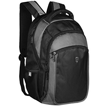 Victoriatourist V6003 Unisex Laptop Computer Backpack Fits Most 15.6-Inch Laptops, Grey