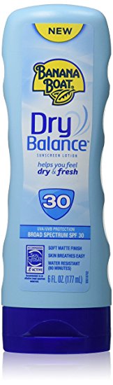 Banana Boat Dry Balance Broad Spectrum Sunscreen Lotion, SPF 30 - 6 Ounce