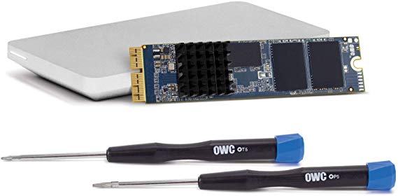 OWC 1.0TB Aura Pro X2 SSD Complete Upgrade Solution for Mac Pro (Late 2013), High Performance NVMe Flash Upgrade, Including Tools, heatsink, and Envoy Pro Enclosure (OWCS3DAPT4MP10K)