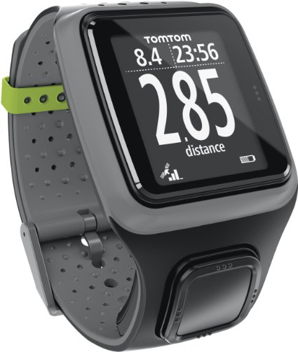 TomTom 1RR0.001.03 Runner GPS Watch with Heart Rate Monitor - Dark Grey