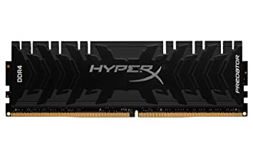 HyperX Predator Black 8GB 3200MHz DDR4 CL16 DIMM XMP Desktop PC Memory (HX432C16PB3/8)