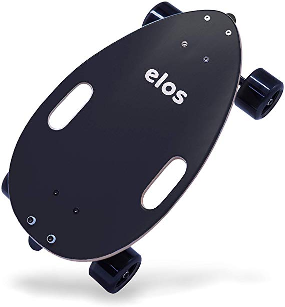 elos Skateboard Complete Lightweight - Mini Longboard Cruiser Skateboard Built for Beginners and Urban commuters. Wide and Stable Skateboard Deck. Non-Electric. Campus Board.