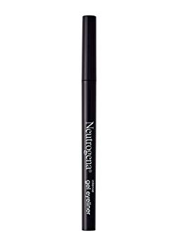 Neutrogena Intense Gel Eyeliner With Antioxidant Vitamin E, Smudge- & Water-resistant Eyeliner Makeup for Precision Application, Jet Black, 0.004 Oz