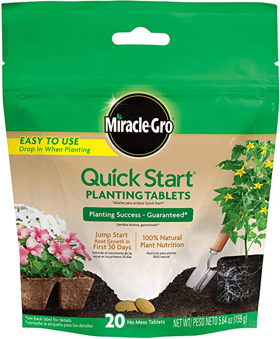 Miracle-Gro 3784101 Quick Start Planting Tablets