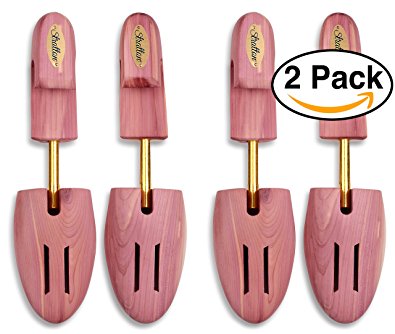 STRATTON MEN’S CEDAR SHOE TREE 2-PACK (for 2 pairs of shoes)