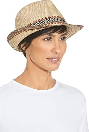 Coolibar UPF 50  Women's Summer Fedora - Sun Protective