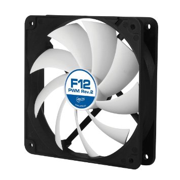 ARCTIC F12 PWM Rev. 2 - Fluid Dynamic Bearing Case Fan, 120mm PWM Speed Control