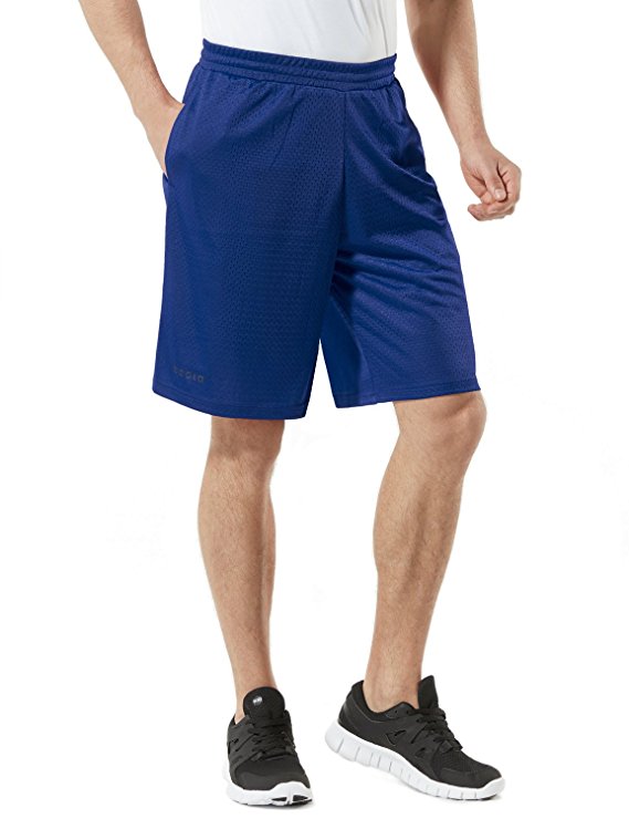 Tesla Men's Quick Dry Active Shorts Sports Performance HyperDri II With Pockets MBS02/MBS01/MTP07