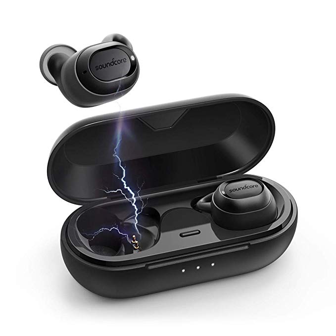 Soundcore Anker True-Wireless Earphones Liberty Lite with 12-Hour Playtime, Graphene-Enhanced Drivers, Microphone and Bluetooth 5