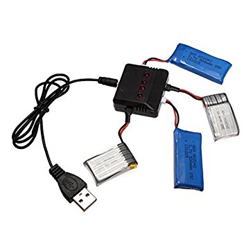 X4 Battery Charger 4 In 1 For Hubsan X4 WLtoys UDI JXD Syma JJRC RC Quadcopter