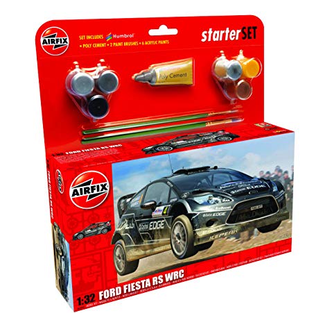 Airfix A55302 1:32 Ford Fiesta Wrc Rally Car Gift Set