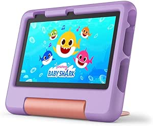 Amazon Kid-Proof Case for Fire 7 tablet (Only compatible with 12th generation tablet, 2022 release) - Purple