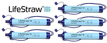 Lifestraw Personal Water Filtration Straw - 5 Pack