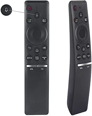 Bluetooth Voice Remote Control for Samsung BN59-01312A BN59-01259E/B BN59-01312B/H/G BN59-01312F BN59-01312M RMCSPR1BP1 Smart 4K TV Replaced Controller with Netflix Prime-Video Rokuten-TV Keys