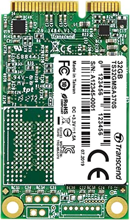 Transcend 32GB SATA III 6Gb/s MSA370S mSATA SSD 370S Solid State Drive TS32GMSA370S