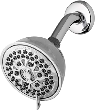 Waterpik 7-Mode PowerPulse Massage Fixed Mount Chrome Shower Head