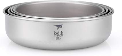 Keith Titanium Ti5376 4-Piece Bowl Set