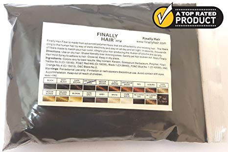 Hair Building Fibers 57 Grams. Highest Grade Refill That You Can Use for Your Bottles From Competitors Like Toppik, Xfusion,Luxe (Dark Chocolate Brown)