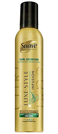 Suave Professionals Mousse, Luxe Styling Infusion Soft Touch Curls 9 oz