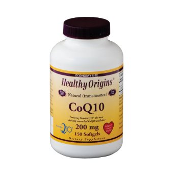 Healthy Origins kaneka COQ10 Gels, 200 Mg, 150 Count