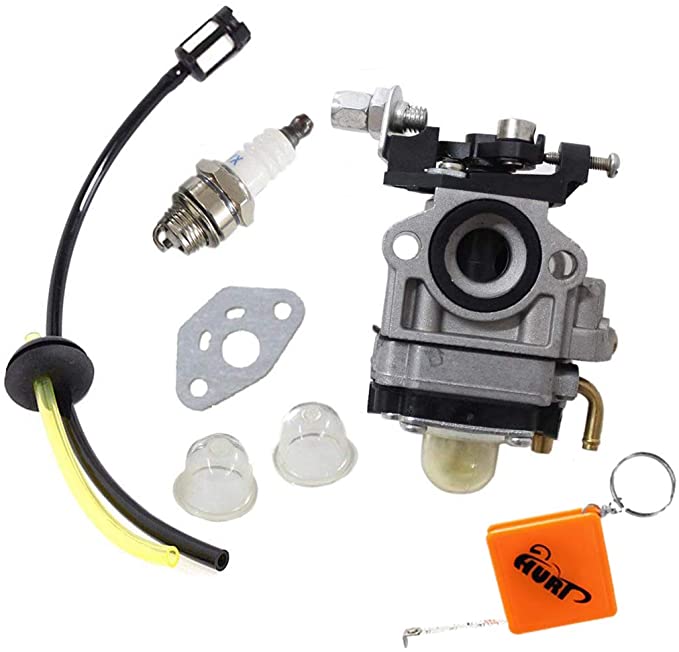 HURI Carburetor Fuel Hose Filter Kit For Mac Allister Macallister MBCP254 MGTP254 MCBP254 123054025/1 Carburettor Spark Plug Primer Bulb Service Kit