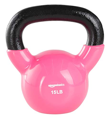 AmazonBasics Vinyl Kettlebell