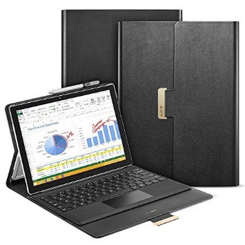 Surface Pro 4 Case ESR Intelligent Series Folio Stand Case Buckler for Secure ClosureCompatible with Surface Pro 4 Type Built-in Stand with Multiple viewing Anglesfor Surface Pro 4Black