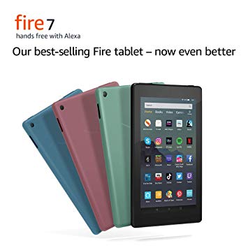 All-new Fire 7 Tablet | 7" display, 16 GB, Plum with Special Offers