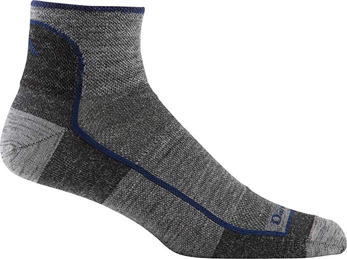 Darn Tough Men's Merino Wool 1/4 Ultra-Light Athletic Socks - 6 Pack Special