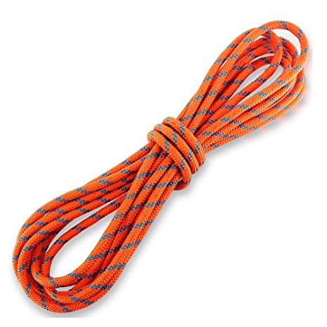 NewDoar 8mm Climbing Accessory Cord High Strength Rope Equipment for Mountain Climb, Fire Rescue Escape, Outdoor Survival, Camping
