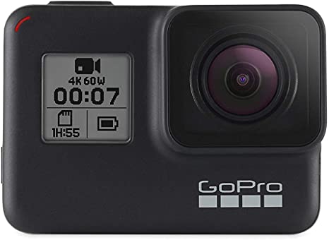 GoPro HERO7 Black - E-Commerce Packaging - Waterproof Digital Action Camera with Touch Screen 4K HD Video 12MP Photos Live Streaming Stabilization