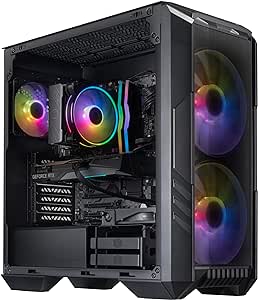 Cooler Master HAF 5 Pro High Performance Gaming PC - Intel i7 12700F - NVIDIA GeForce RTX 4060-16GB DDR4 3200MHz - 1TB M.2 NVMe SSD – WiFi - Windows 11 - Desktop Computer