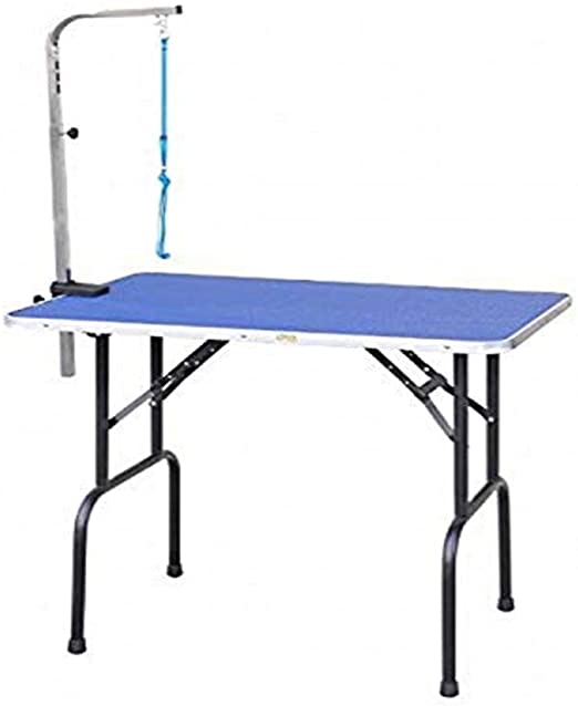 Go Pet Club Pet Dog Grooming Table with Arm, 36-Inch