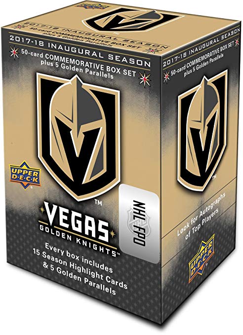 2018 Upper Deck Vegas Golden Knights Inaugural Season Commemorative 55-Card Set - Hockey Team Sets